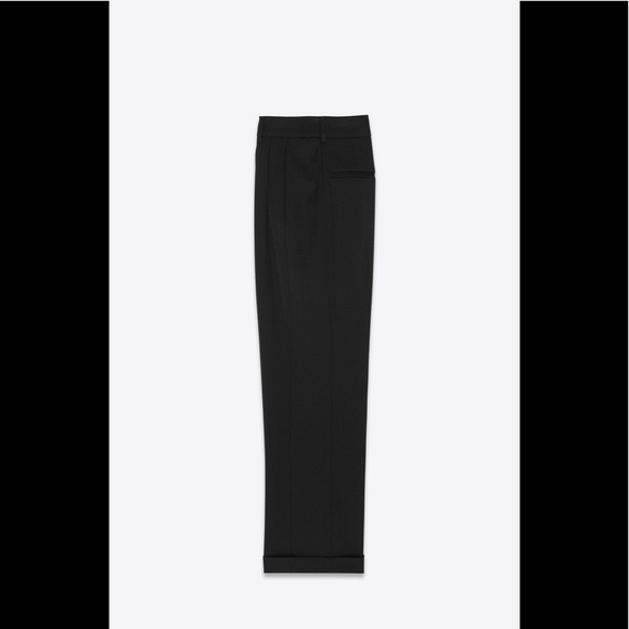YVES ST LAURENT Black wool pants size 12  $95 - Picture 2 of 12